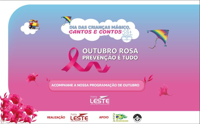 Shopping Cidade Leste lança campanha dupla para outubro com foco em crianças e saúde da mulher