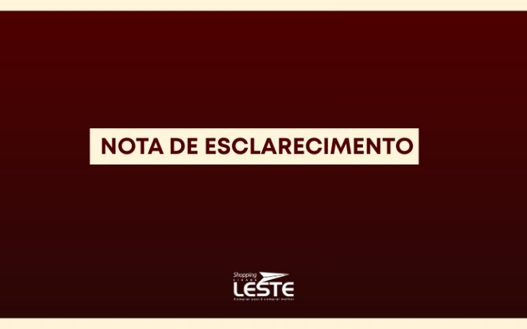 NOTA OFICIAL DE ESCLARECIMENTO