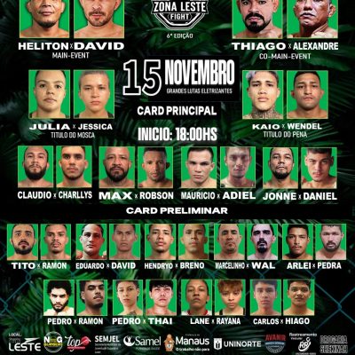 Zona Leste Fight 6ª Edição agita o Shopping Cidade